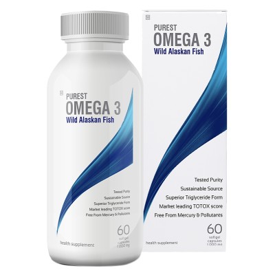 Purest Omega 3 Wild Alaskan Fish Oil