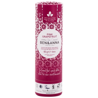 Ben & Anna Natural Soda Deodorant Pink Grapefruit