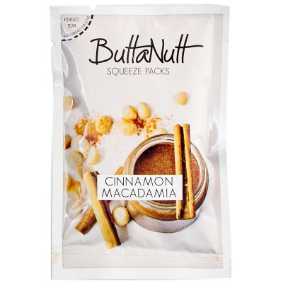Buttanutt Cinnamon Macadamia Spread - Squeeze Pack