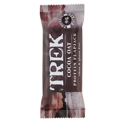Trek Cocoa Oat Protein Flapjack Bar