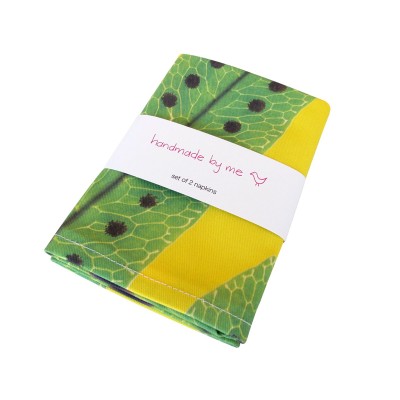 Handmade By Me Napkins Macro Fern