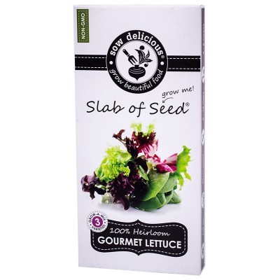 SOW Delicious Seed Slab - Gourmet Lettuce