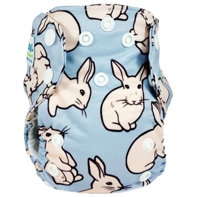 Bamboo Baby Newborn All-In-One Nappy Rabbit