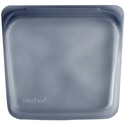 Stasher Reusable Silicone Sandwich Bag - Slate
