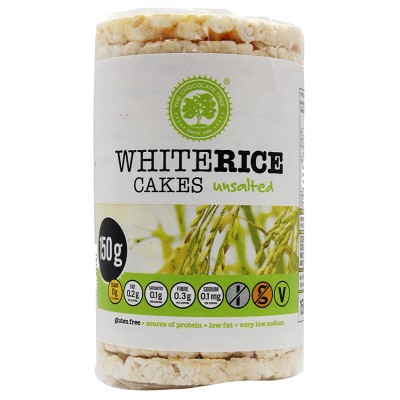 The Chocolate Tree White Rice Cakes Unsalted