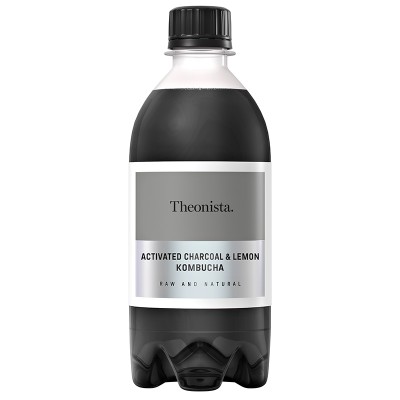 Theonista Activated Charcoal & Lemon Kombucha, 500ml