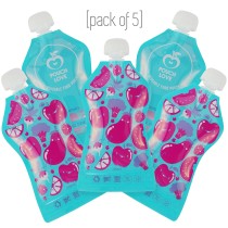 Pouch Love Reuseable Food Packs - Blue/Pink