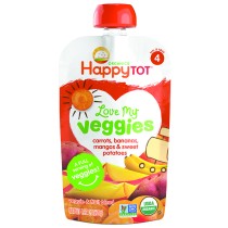 Happy Tot Veggies - Carrot, Banana, Mango & Sweet Potato