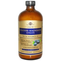 Solgar Liquid Calcium Magnesium Citrate - Blueberry